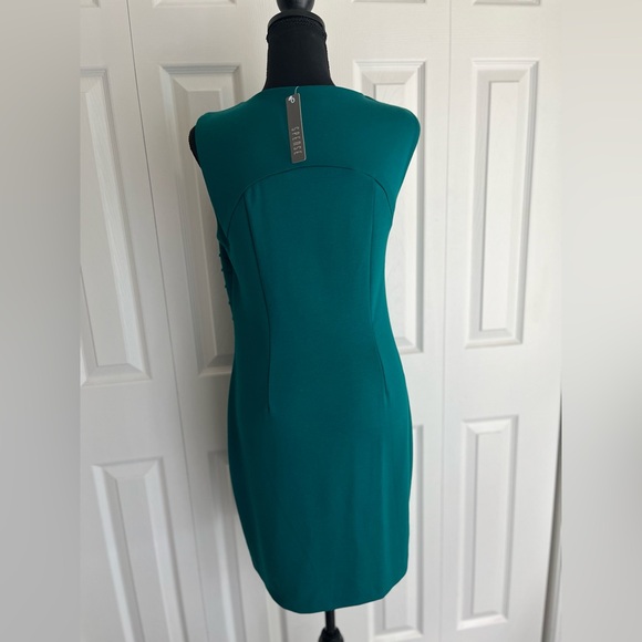 NWT •SPENSE• CoolTeal Stretch Sleeveless Dress || SIZE 8 || Made to Layer - Picture 4 of 4